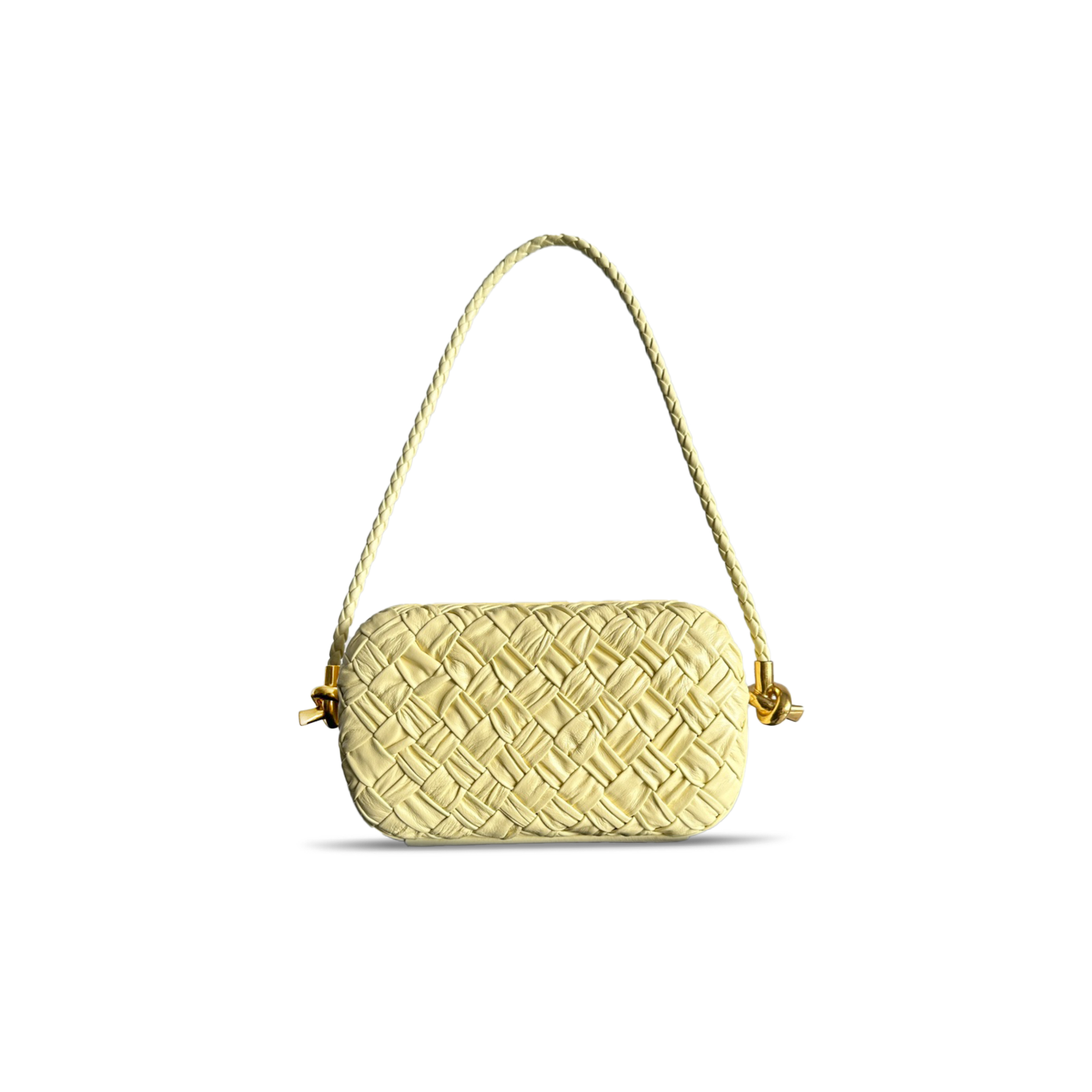 BOTTEGA VENETA KNOT SHEEPSKIN EVENING BAG 717623V01D11321 (20.5*12.5*6cm)